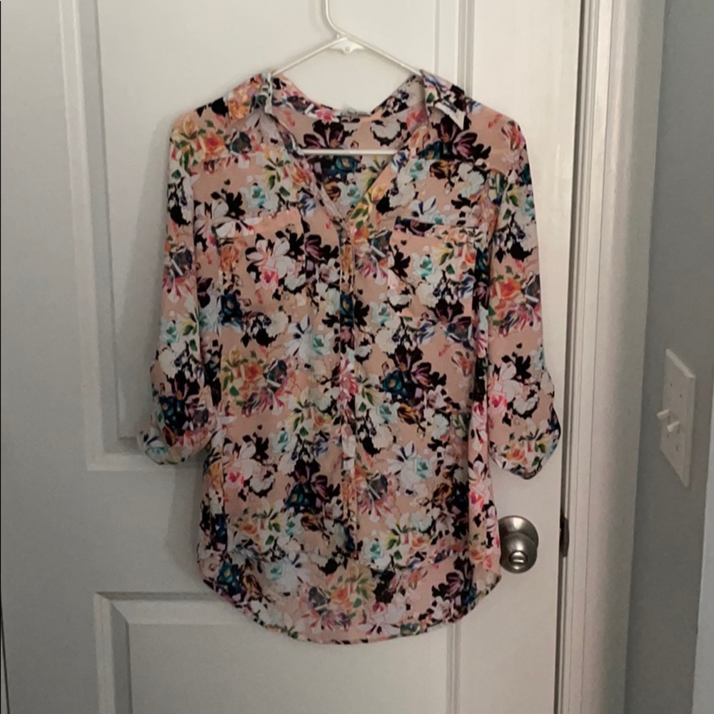 Express floral blouse